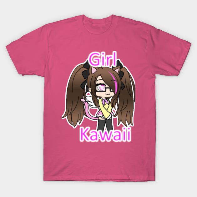 Kawaii Girl T-Shirt by Mora_PlayzGames